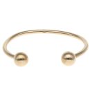 9ct Yellow Gold Plain Torque Bangle