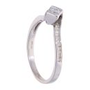 9ct White Gold 0.25ct Diamond Cluster Ring