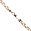 9ct Yellow Gold Diamond Cut Curb Chain 20"