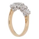 18ct Yellow Gold 1.00ct Brilliant Cut Diamond Five Stone Ring