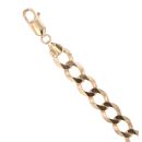 9ct Yellow Gold Curb Bracelet 8.5"