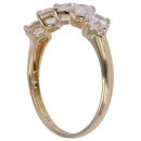 18ct Yellow Gold Cubic Zirconia Five Stone Ring