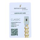14ct Yellow Gold Monaco Curb Classic Cubic Zirconia Pave Lock Bracelet 8.5"