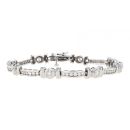 18ct White Gold 2.26ct Diamond Bracelet