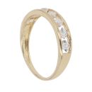 14ct Yellow Gold Cubic Zirconia Eternity Ring