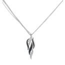 18ct White Gold 0.45ct Brilliant Cut Diamond Pendant and Chain 16"