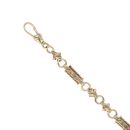 9ct Yellow Gold Patterned Fancy Bracelet 8"