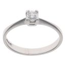 Platinum 0.20ct Brilliant Cut Diamond Solitaire Ring
