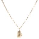 9ct Yellow Gold Boxing Glove Pendant and Chain 28"