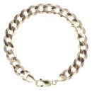 9ct Yellow Gold Curb Bracelet 8.5"