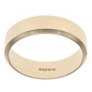 9ct Yellow Gold 5mm Bevelled Wedding Band