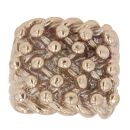 9ct Yellow Gold Five Row Keeper Ring