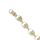 9ct Yellow Gold Tulip Bracelet 9"