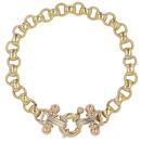 18ct Yellow Gold Rollerball Bracelet 7.5"