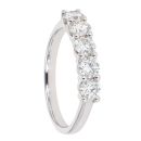18ct White Gold Certificated 5 Stone Diamond Ring