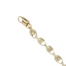 9ct Yellow Gold Tulip Bracelet 8.5"