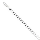 Silver Curb Bracelet 8" By Icesia