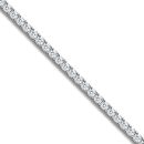 18ct White Gold 1.03ct Claw Set Tennis Bracelet