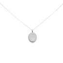 Silver Angel Wing Locket And Chain 18" by Icesia