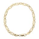 9ct Yellow Gold Celtic Bracelet 7.5"