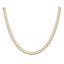 9ct Yellow Gold Curb Chain 22"