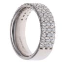 Platinum 1.00ct Brilliant Cut Diamond Fancy Ring