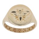 9ct Yellow Gold Bee Signet Ring