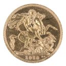1913 George V Large Head UK Full Sovereign Coin