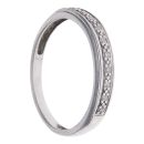 9ct White Gold 0.06ct Brilliant Cut Diamond Eternity Ring
