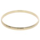 14ct Yellow Gold Patterned Bangle