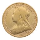 1900 Victoria Old Head UK Full Sovereign Coin