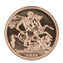 2013 Elizabeth II Fourth Portrait UK Full Sovereign Coin
