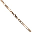 9ct Yellow Gold Figaro Chain 18"