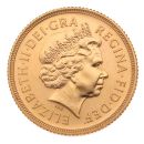 2002 Elizabeth II Fourth Portrait UK Full Sovereign Coin