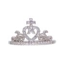Sterling Silver Cubic Zirconia Tiara Ring by Icesia