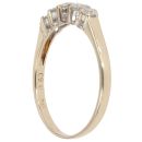 9ct Yellow Gold 0.50ct Brilliant Cut Diamond Five Stone Ring