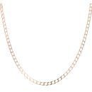 9ct Yellow Gold Square Curb Chain 20"