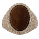 9ct Yellow Gold Tiger's Eye Signet Ring