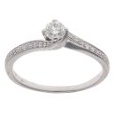18ct White Gold 0.45ct Brilliant Cut Diamond Solitaire Ring