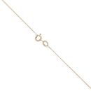 18ct Yellow Gold 0.40ct Brilliant Cut Diamond and Ruby Cluster Pendant and Chain 18"