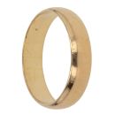 22ct Yellow Gold Plain Wedding Band 4mm