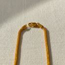 22ct Yellow Gold Foxtail Chain 21"