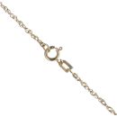 14ct Yellow Gold Star Fish Pendant and Chain 18"