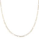 9ct Yellow Gold Figaro Chain 24"