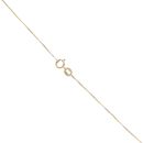18ct Yellow Gold 0.25ct Brilliant Cut Diamond Quatrefoil Pendant and Chain 16"