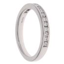 18ct White Gold 0.25ct Brilliant Cut Diamond Fancy Ring