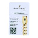 14ct Yellow Gold Monaco Curb Classic Plain Lock Bracelet 8.5"