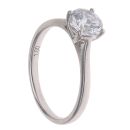 9ct White Gold 1.00ct Brilliant Cut Lab Grown Diamond Solitaire Ring