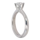 Platinum 0.53ct Brilliant Cut Diamond Solitaire Ring