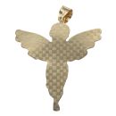 14ct Yellow and White Gold Cherub Pendant